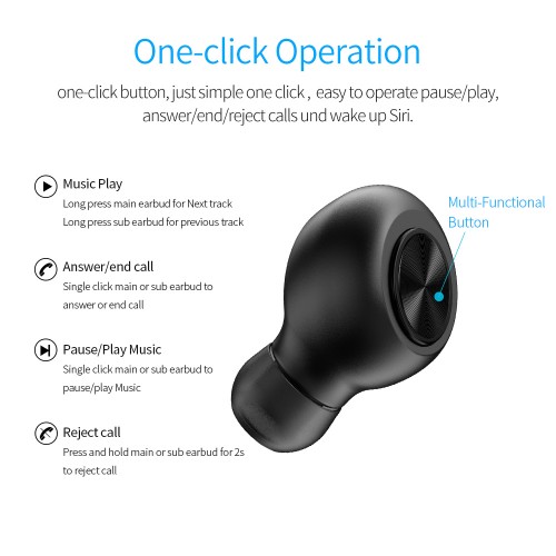 FT10 Wireless Bluetooth Earphones