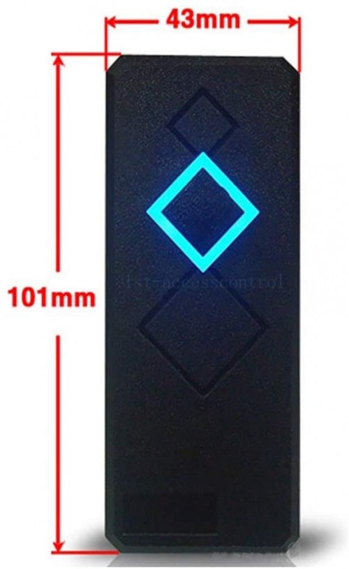 Slim Mini Size Waterproof EM RFID Reader for Door Access Control