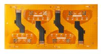 4L Flex PCB with hard Gold Plating